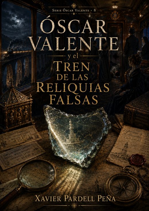 Portada de El tren de las reliquias falsas